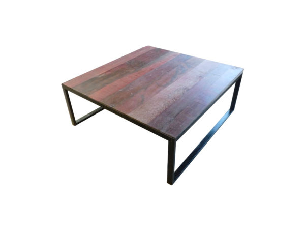 coffee table red oak