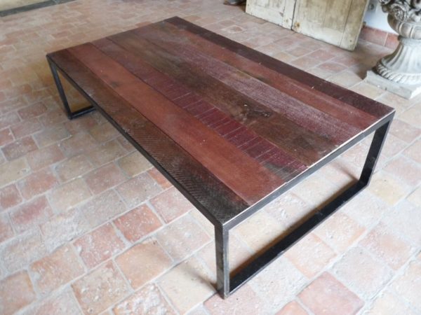 red wood large table