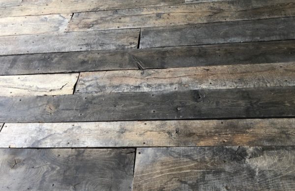 old reclaimed floorboard french