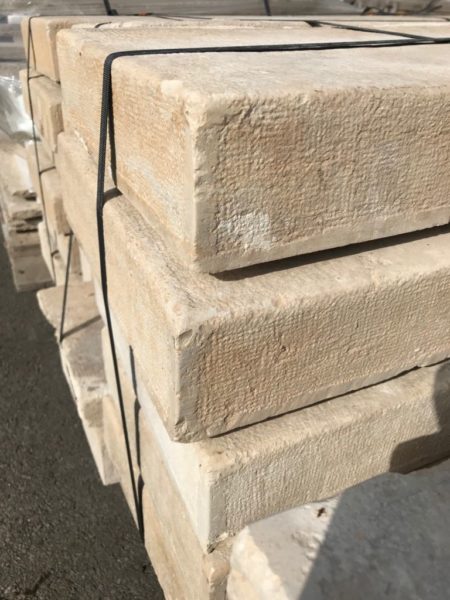 big stock of our antique limestone steps