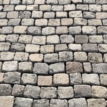 antique sett granite cobble stone