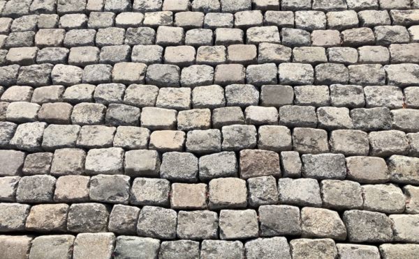 antique sett granite cobble stone