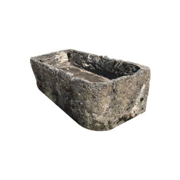 ancient limestone trough in small size