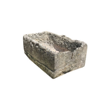 ancient rustic trough small size