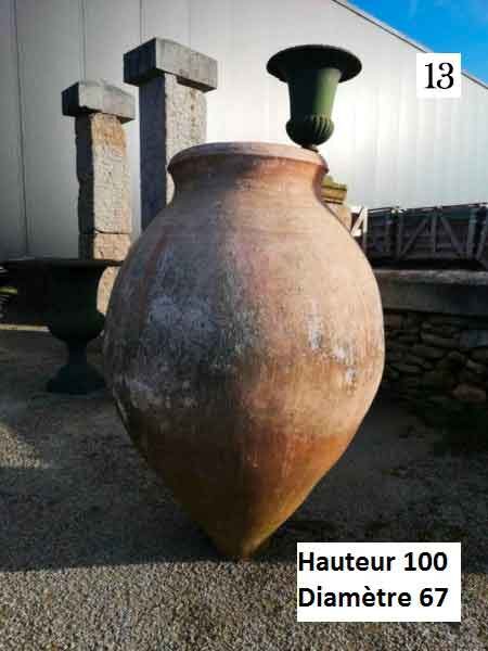 amphora jar in garden