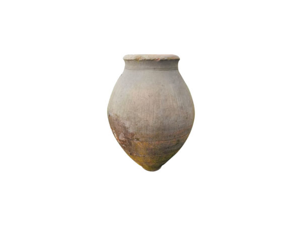 antique amphora jar in garden