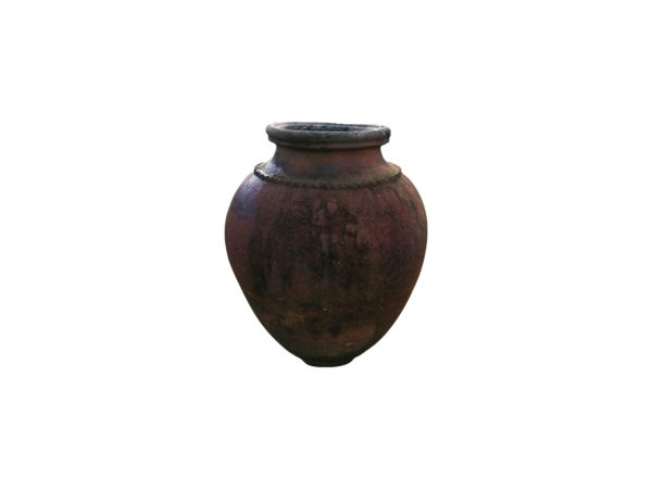 antique amphora vase style in brown