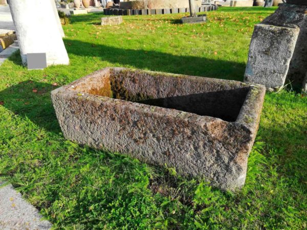 antique stone trough for garden salvage