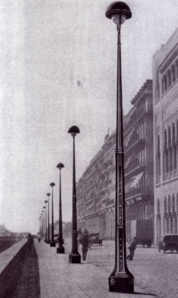 art deco lamp posts