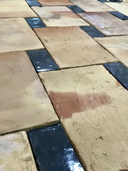 french terracotta tiles in black colours