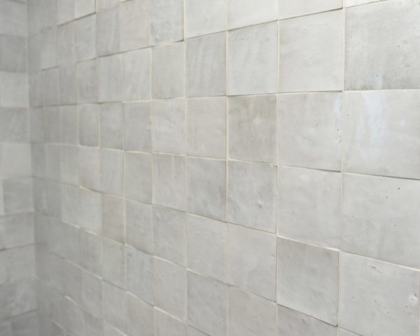 zellige wall tiles in white