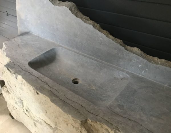 Discover bathroom stone faucet