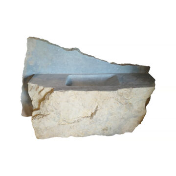 Washbasin carved into a rock