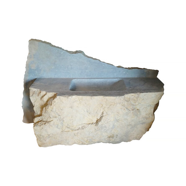 Washbasin carved into a rock