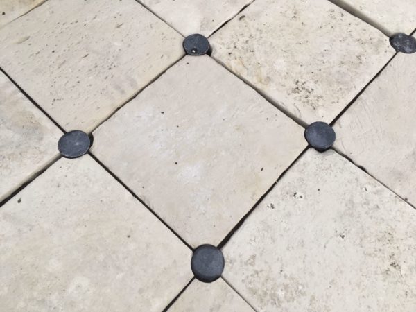 antique limestone tile floor outdoor