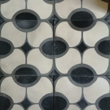 oval pattern cement tiles from BCA