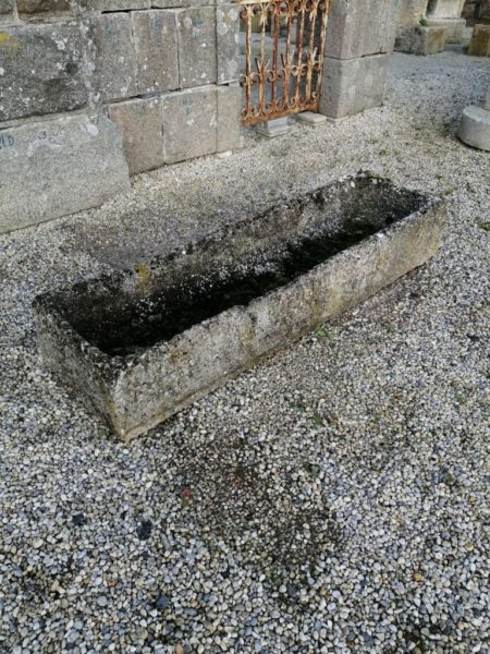 reclaimed limestone trough with shape