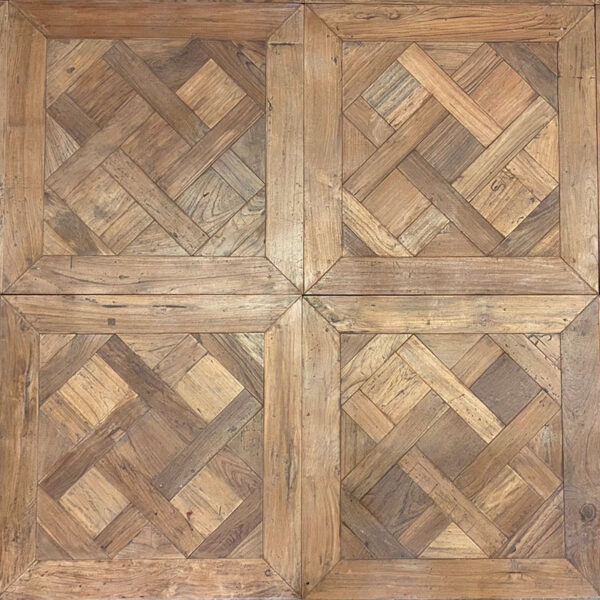 reclaimed teak parquet