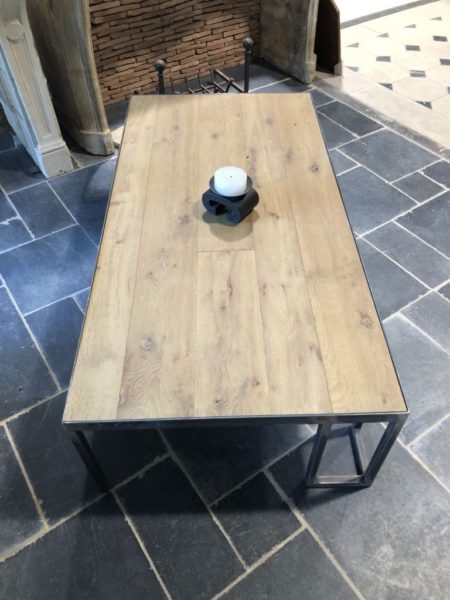 modern oak coffee table