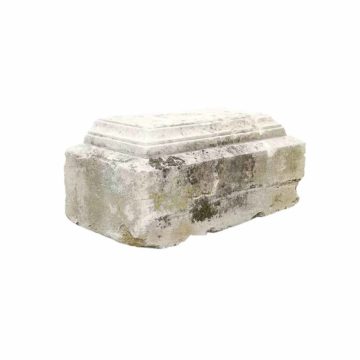 antique limestone plinth