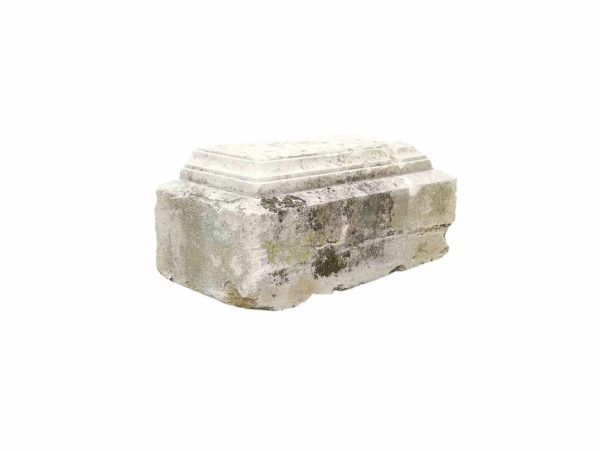 antique limestone plinth