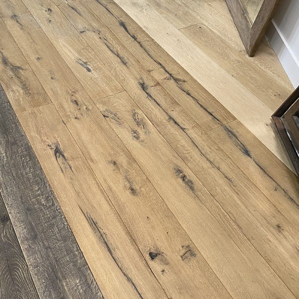Aged patina valenciennes oak flooring