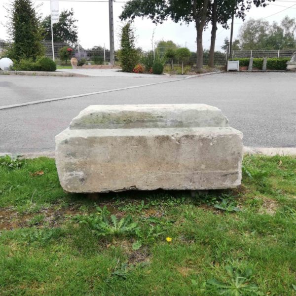 back of the limestone plinth