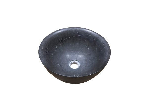 Rounded bluestone washbasin