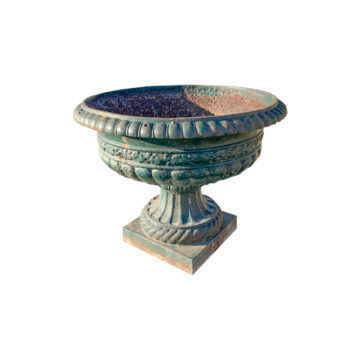 green cast iron medici vase
