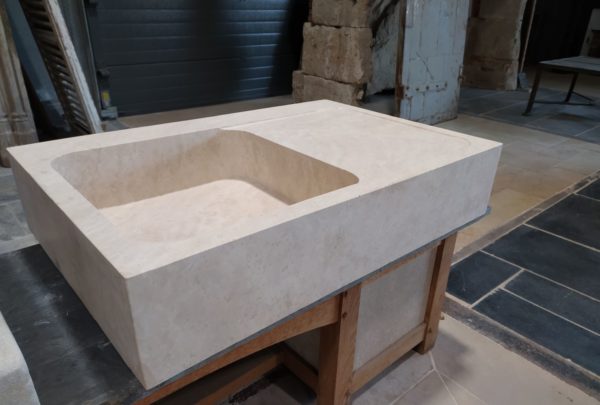 natural stone sink and drainer