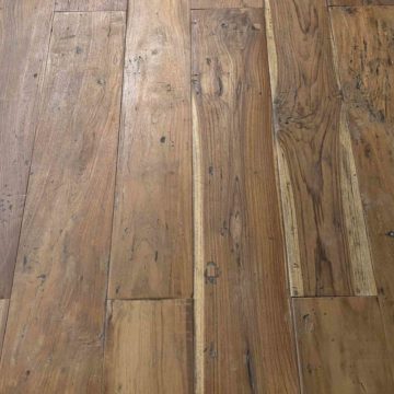 reclaimed antique teak parquet