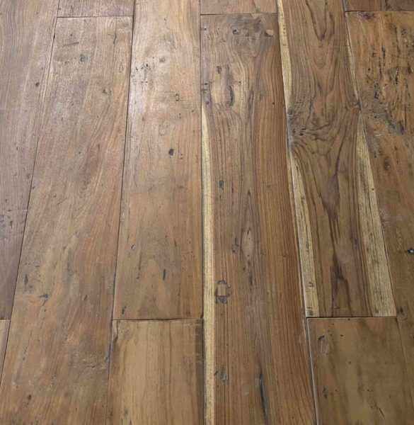 reclaimed antique teak parquet