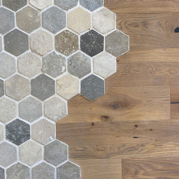 New tiles hexagone floor