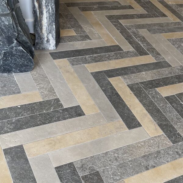 new limestone herringbone