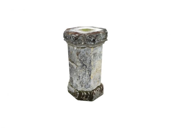 antique limestone pedestal