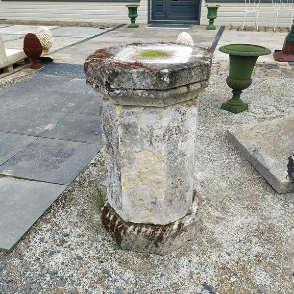 Antique pedestal for statue