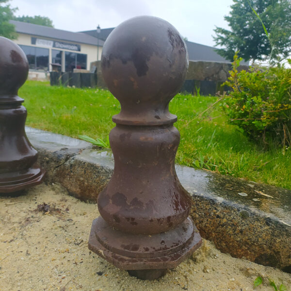 charming antique cast iron bollard