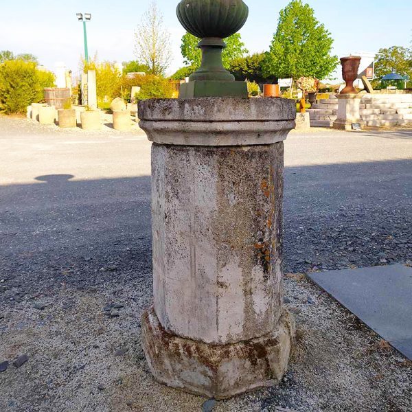 reclaimed and antique pedestal