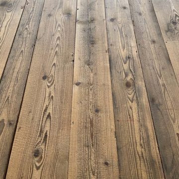 Antique pine floorboards