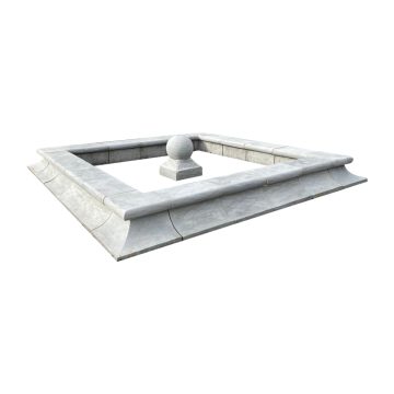 classic stone garden pool surround