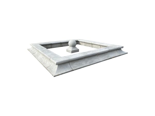 classic stone garden pool surround