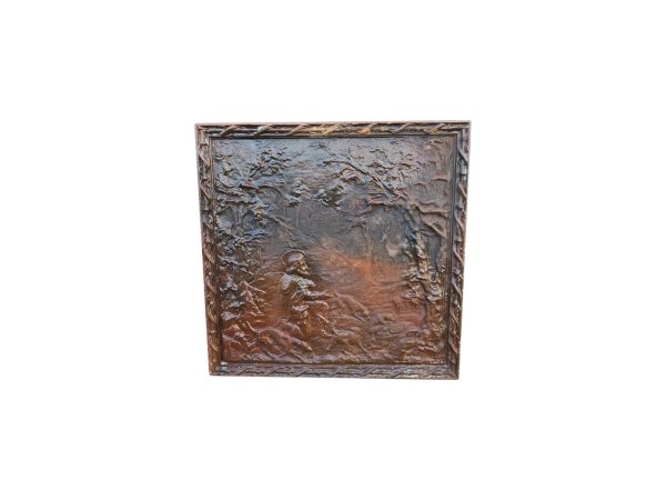 decorative antique fireback