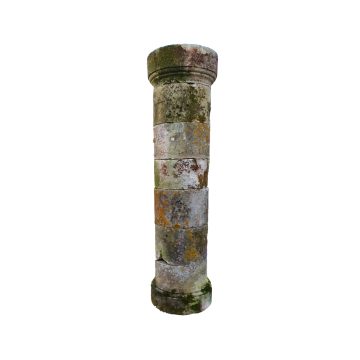 Antique limestone column