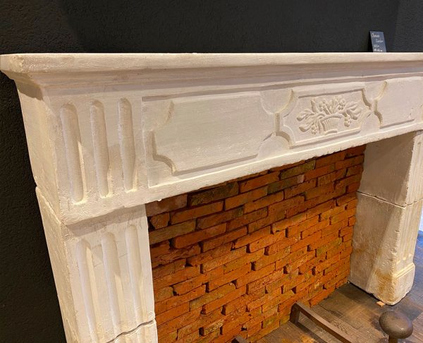 Light toned french chimneypiece