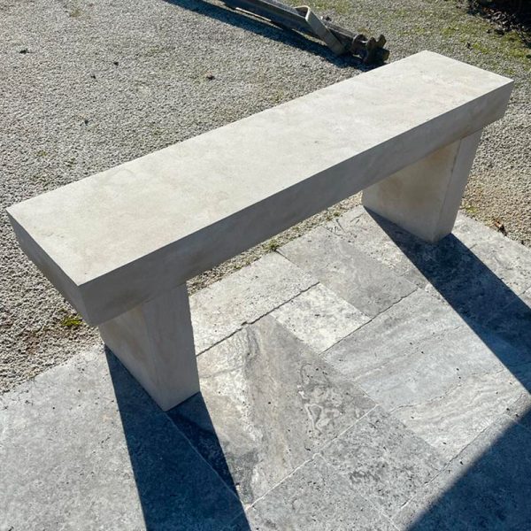 Limestone benches