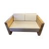 2 seater in antique oak sofa