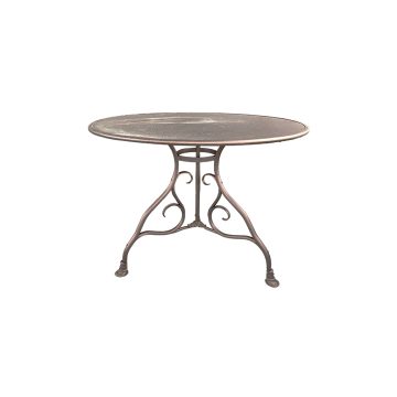 Circular art nouveau bistro table