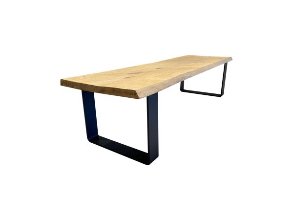 Long contemporary oak table