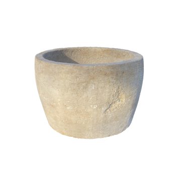 Reclaimed antique french limestone vat
