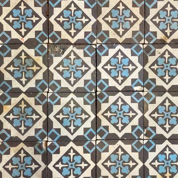 Small consignment of cement tiles